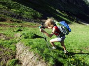 Anello dei Laghi Gemelli con il laghetto della Paura dalle Baite di Mezzeno il 15 luglio 2014  - FOTOGALLERY